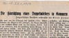 Im Gommern Anzeiger, der am 27. Januar 1934 erschien, wird in äußerst bildhafter Sprache über „Die Hinrichtung eines Doppelmörders in Gommern am 30. August 1754“ berichtet. Nacherzählt wurde die Begebenheit von Alfred Flemming aus zeitgenössischen Berichten. 