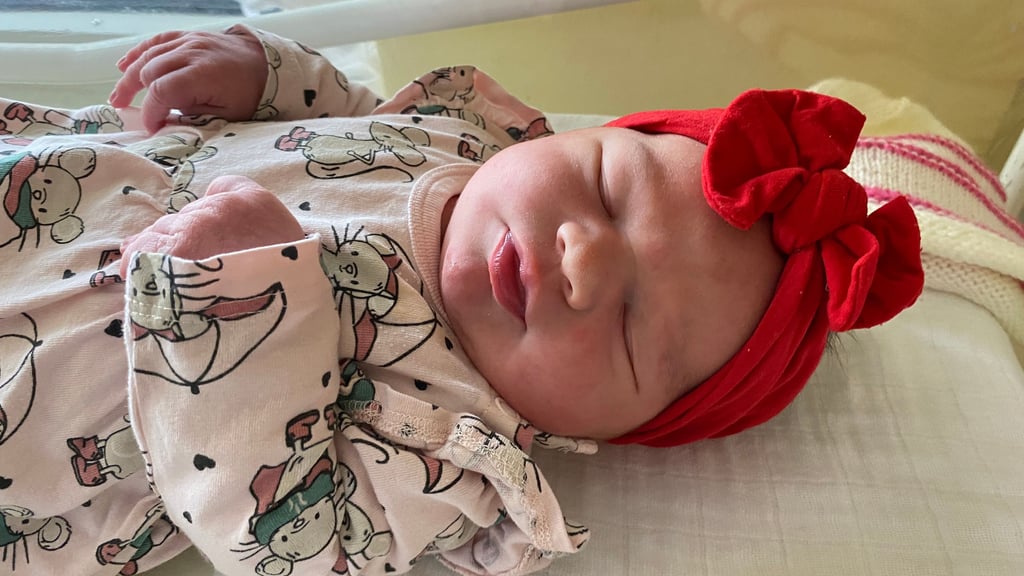 Erste: Vienna-Heaven ist das Neujahrsbaby 2025 im Landkreis Harz.