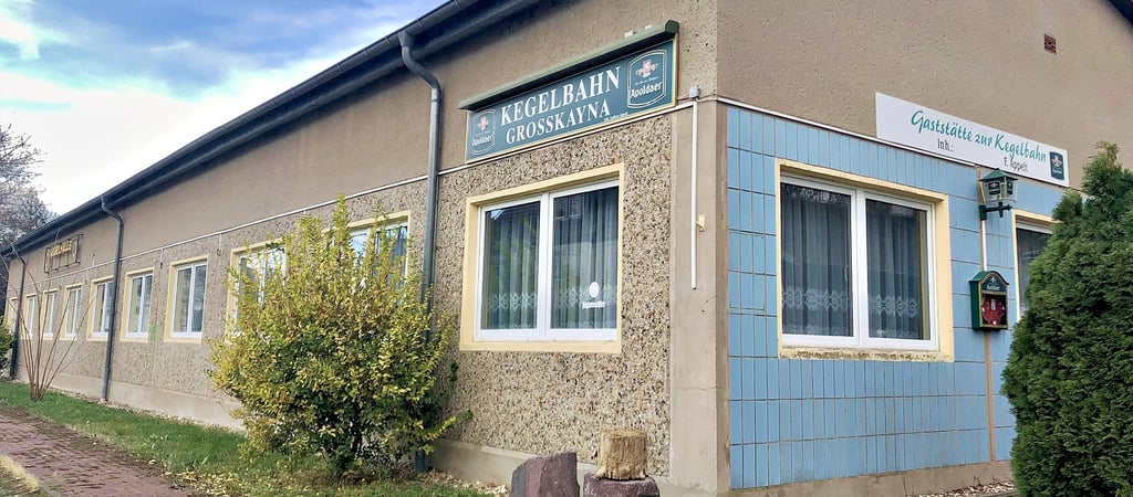 Die Gaststätte „Zur Kegelbahn“ in Großkayna sucht einen neuen Pächter.