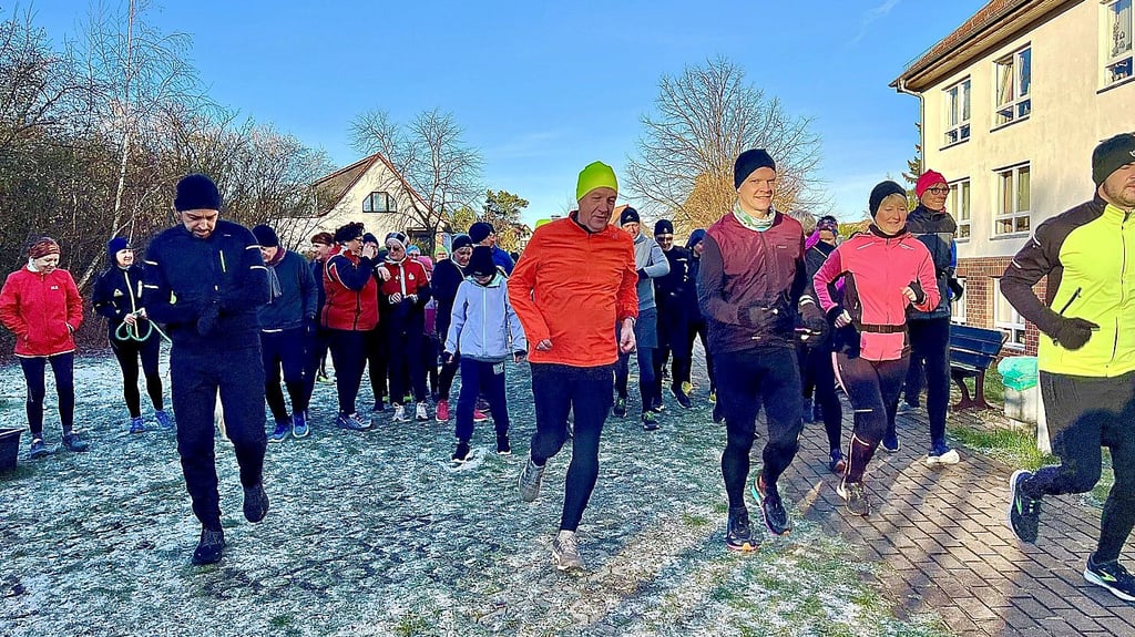 Bewegung am letzten Tag des Jahres – da machen viele mit. 