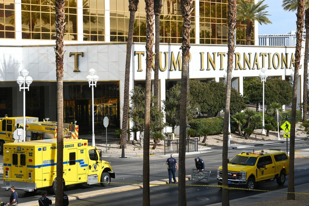 Im explodierten Auto vor dem Trump-Hotel saß eine Person, die bis zur Unkenntlichkeit verbrannte.