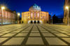 Chemnitz ist zu allem bereit: Blick auf den Theaterplatz, auf dem am 18. Januar die Eröffnung des Kulturhauptstadtjahres gefeiert wird.