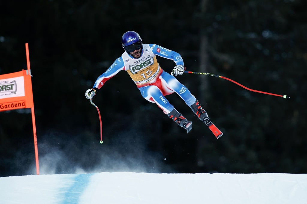 Ski-Star Cyprien Sarrazin gewann vergangene Saison beide Abfahrten in Kitzbühel.