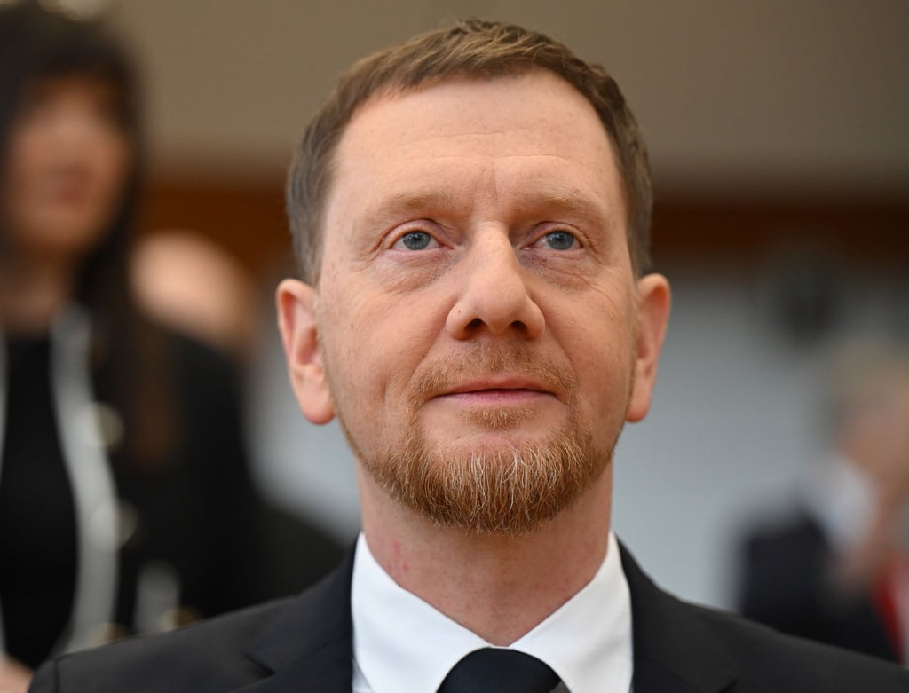 Sachsens Ministerpräsident Michael Kretschmer forderte eine neue Wirtschaftspolitik (Archivbild).
