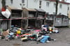 Mehrfach schon brannten Container in Gardelegen, wie hier auf dem Tivoliplatz. Auch über den Jahreswechsel war die Gardelegener Feuerwehr im Einsatz.