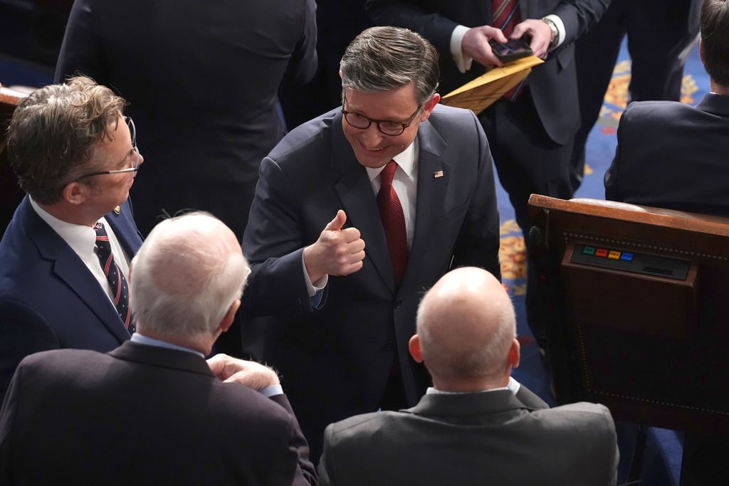 Mike Johnson bleibt Vorsitzender des US-Repräsentantenhauses.