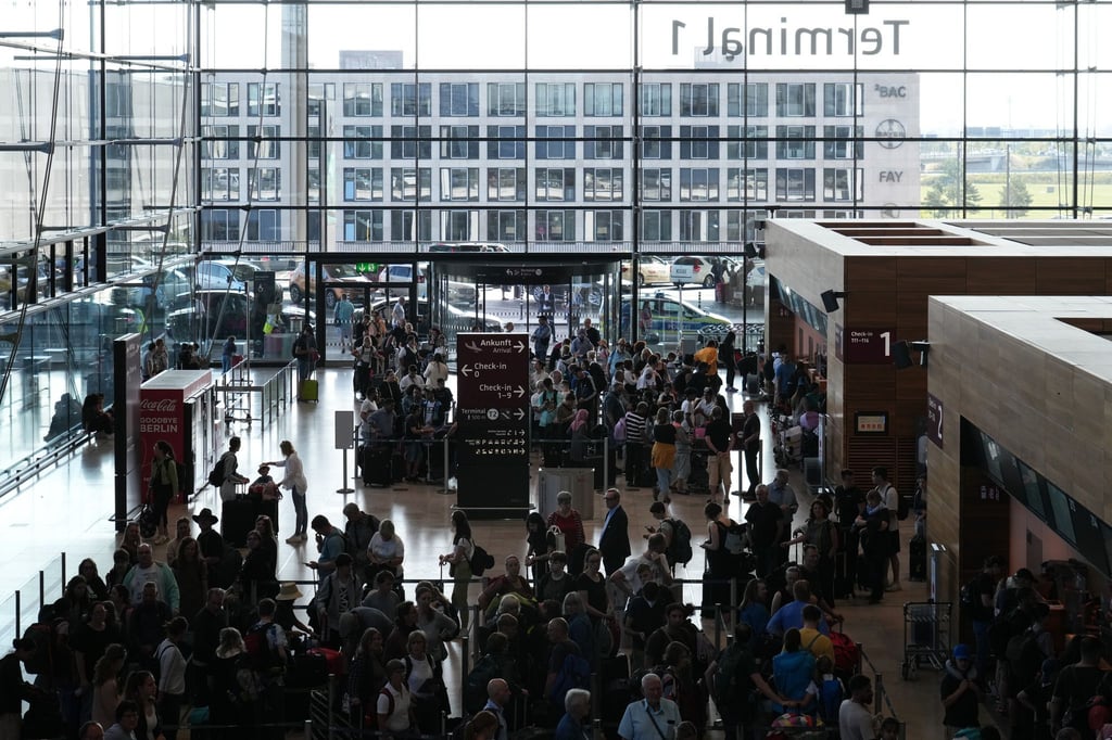 Am Flughafen BER in Schönefeld ist es teilweise zu Verzögerungen gekommen. (Archivfoto)
