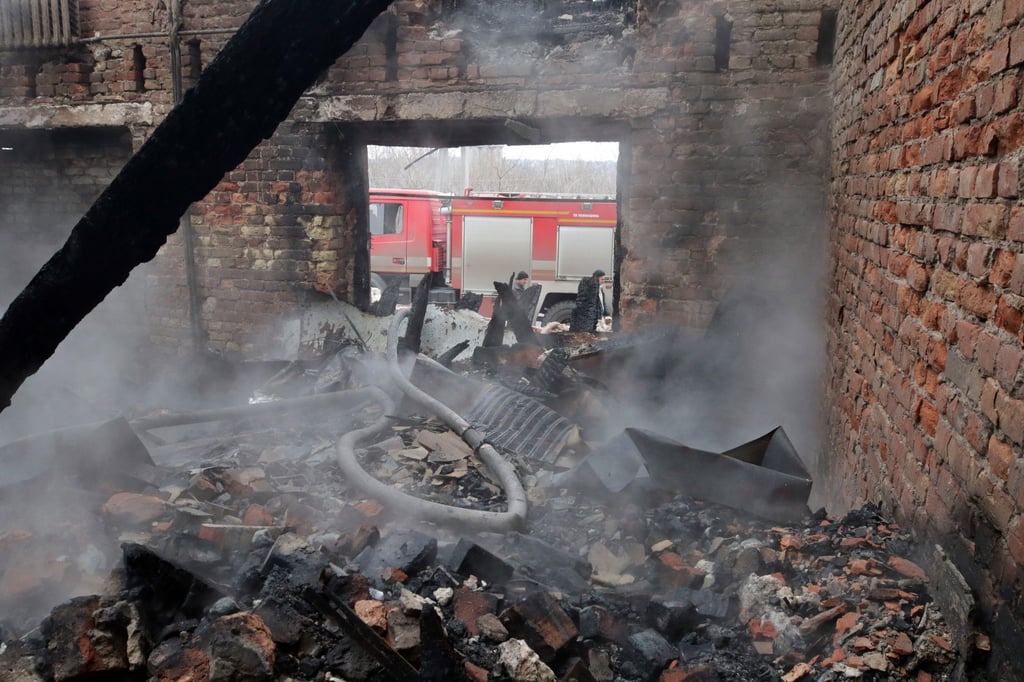 Alle Städte an der Front im Donbass in der Ostukraine sind schwer zerstört.