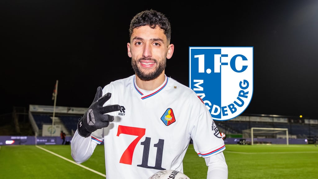 Zakaria Eddahchouri spielt beim niederländischen Zweitligisten SC Telstar. Offenbar soll der 1. FC Magdeburg an ihm interessiert sein.