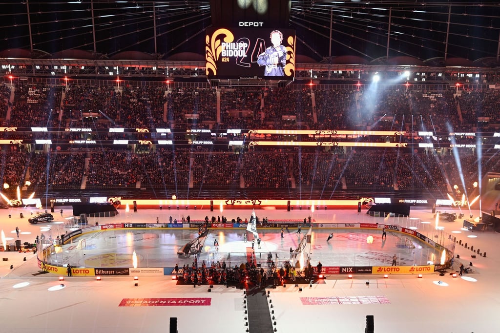 Gut 45.000 Fans sahen das DEL-Freiluft-Event in Frankfurt/Main.