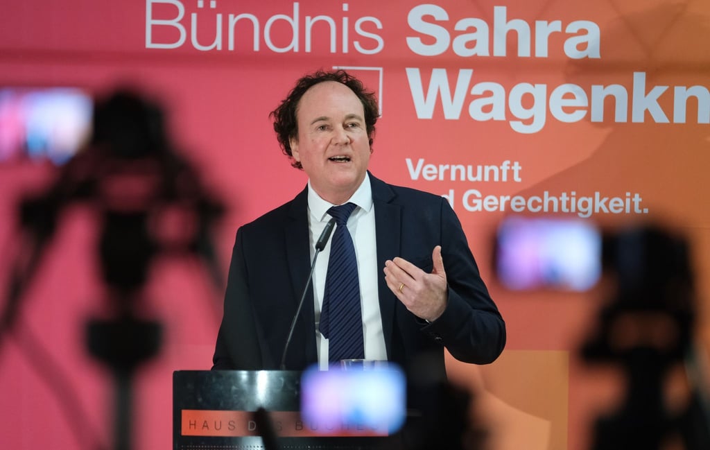 Der frisch gekürte BSW-Spitzendkandidat für die Bundestagswahl: Marcel Machill.