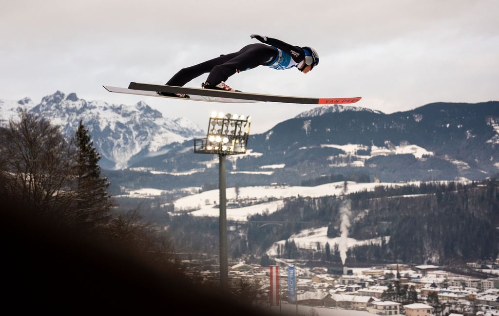 Andreas Wellinger ist in der Qualifikation der beste deutsche Springer.