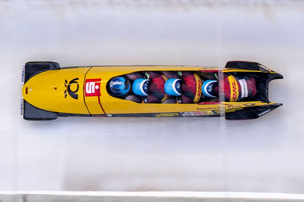 Francesco Friedrich kam im Viererbob beim Weltcup in Winterberg auf Rang zwei.