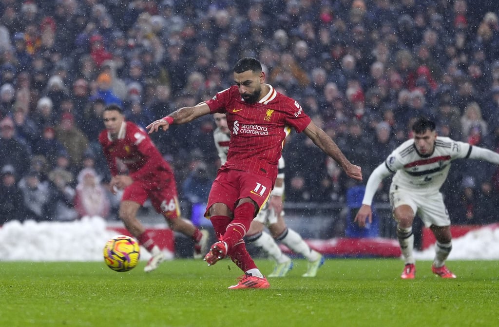 Mohamed Salahs Führungstreffer per Handelfmeter reichte dem FC Liverpool nicht zum Sieg.