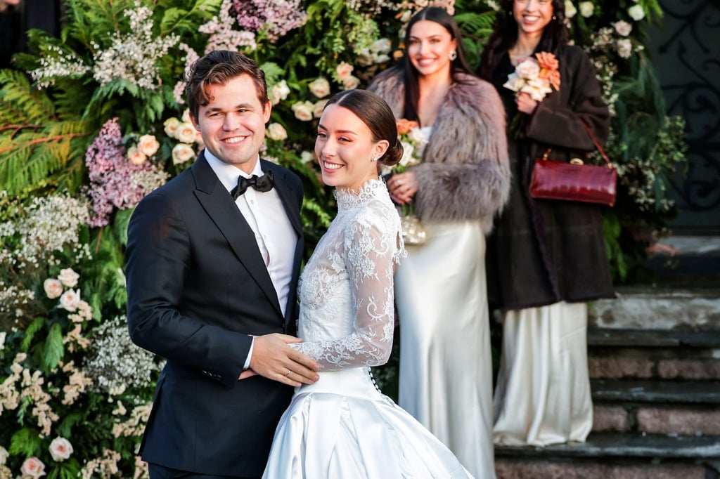 Glückliches Ehepaar: Magnus Carlsen und Ella Victoria Malone.