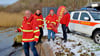 Kurz vor dem Neujahrsschwimmen stecken die Mitglieder der DLRG Eisleben-Mansfelder Seekreis (v.l.n.r. Dieter Gerhardt, Markus Hähne, Stefanie Wiese und Caro Zingler)  mitten in den Vorbereitungen für den 12. Januar 2025. 