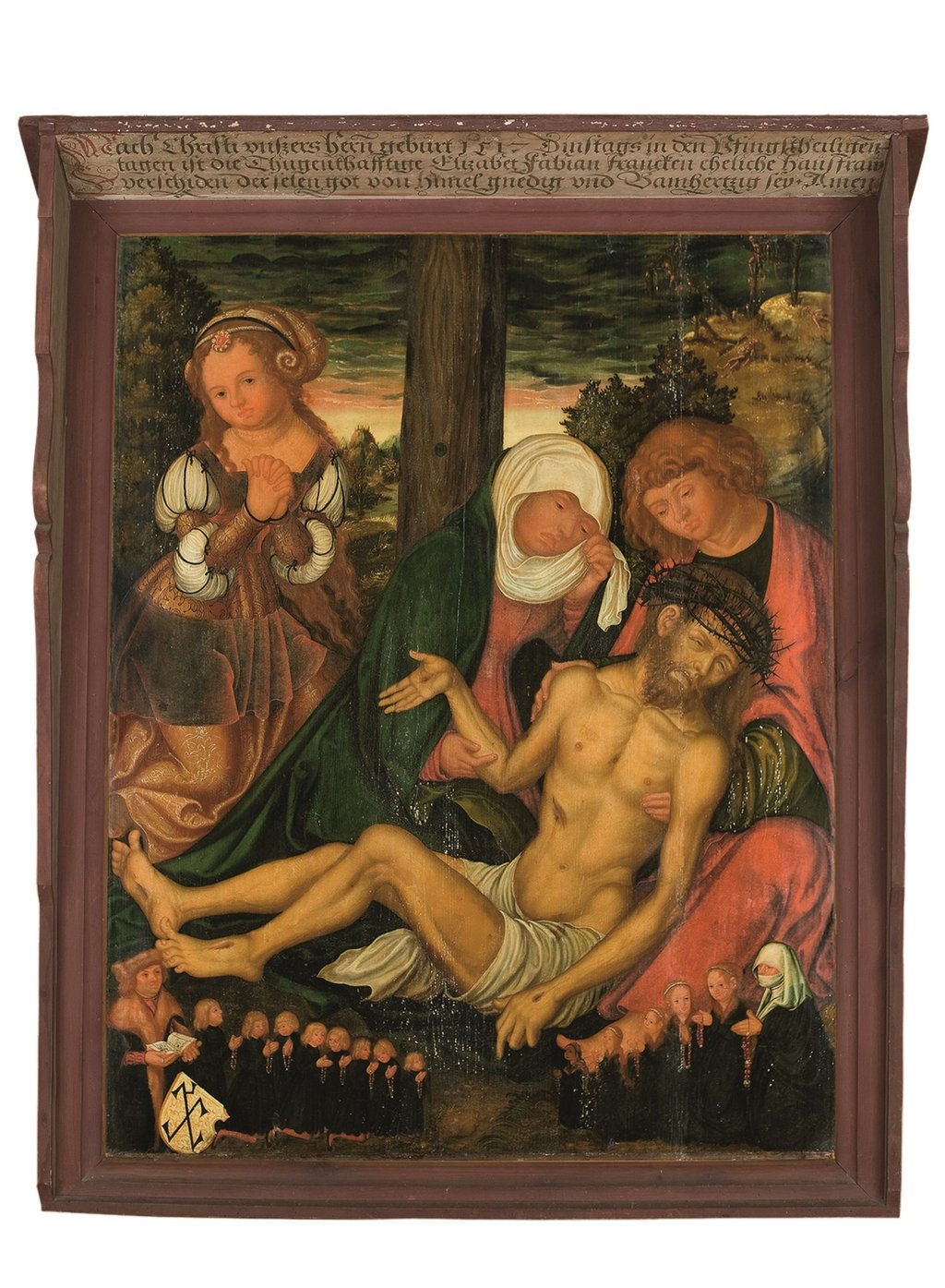 Das Grabgemälde für Elisabeth Francke.
