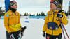 Vanessa Voigt (l) und Selina Grotian: Die Freundinnen freuen sich auf das erste Heimrennen in Oberhof.