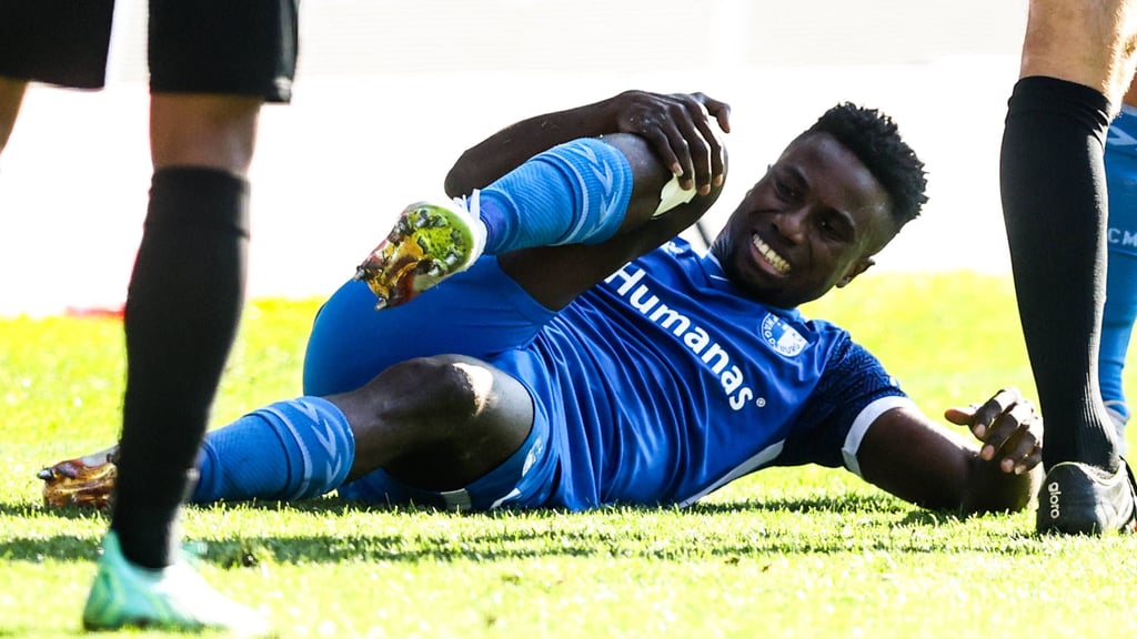 Lubambo Musonda vom 1. FC Magdeburg hatte sich im Oktober schwer verletzt und fehlt seitdem.