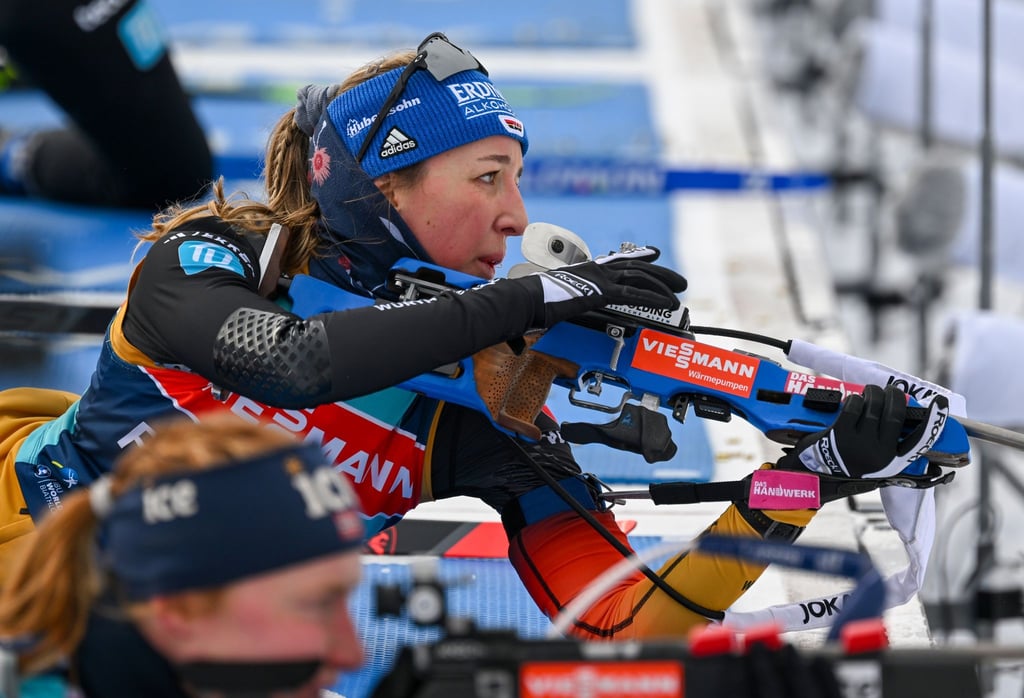 Will in Oberhof ihr Gelbes Trikot verteidigen: Franziska Preuß.