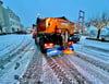 Starker Schneefall hat in Bernburg am Donnerstagnachmittag zu Verkehrseinschränkungen geführt. Doch die Räumdienste waren im Einsatz. 