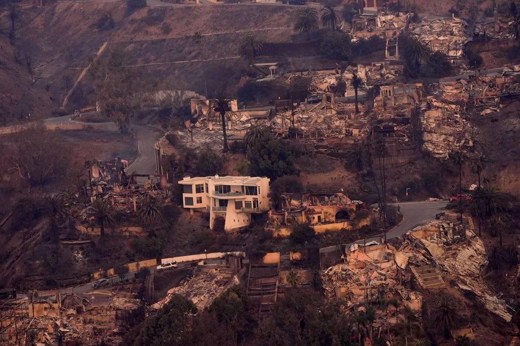 Verheerende Brände haben den Stadtteil Pacific Palisades in Los Angeles verwüstet.
