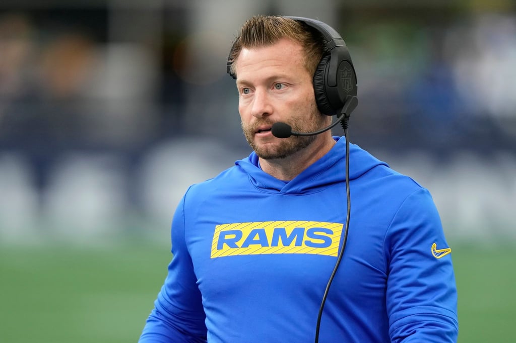 Trainer Sean McVay spielt mit den Los Angeles Rams in den Playoffs nicht zu Hause, sondern in Arizona.