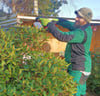 Marcus Behne will sich als Garten- und Landschaftsbauer selbstständig machen. 