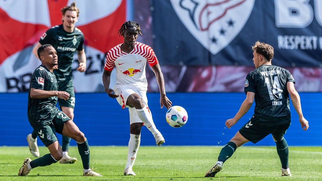 RB-Profi Amadou Haiara im Spiel gegen Werder vergangene Saison