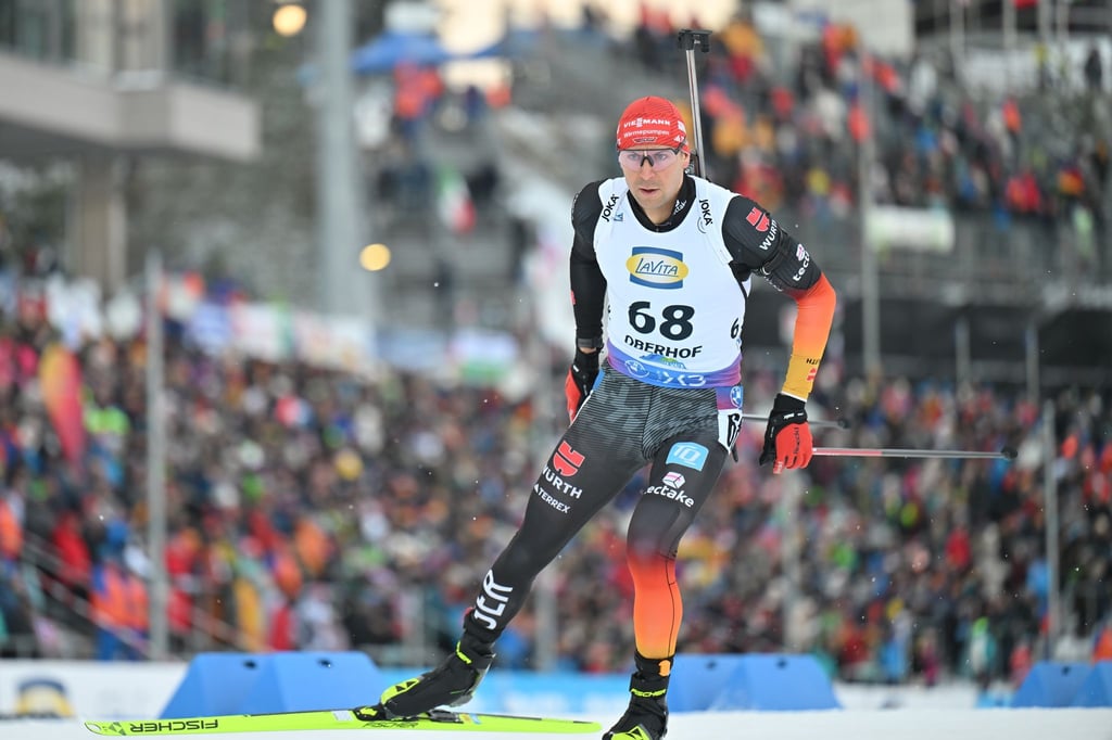 Philipp Nawrath wird in der Verfolgung bester Deutscher.