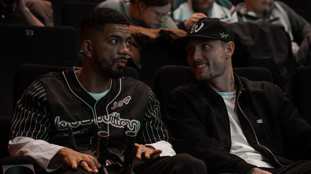 Benjamin Henrichs und David Raum bei der Filmpremiere.