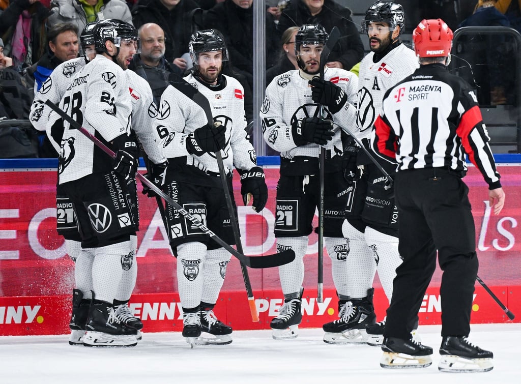 Sieger im Nordduell: Die Grizzlys Wolfsburg aus der Deutschen Eishockey Liga.