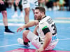 SCM-Linksaußen Lukas Mertens spielte beim Länderspiel gegen Brasilien mit Trauerflor.