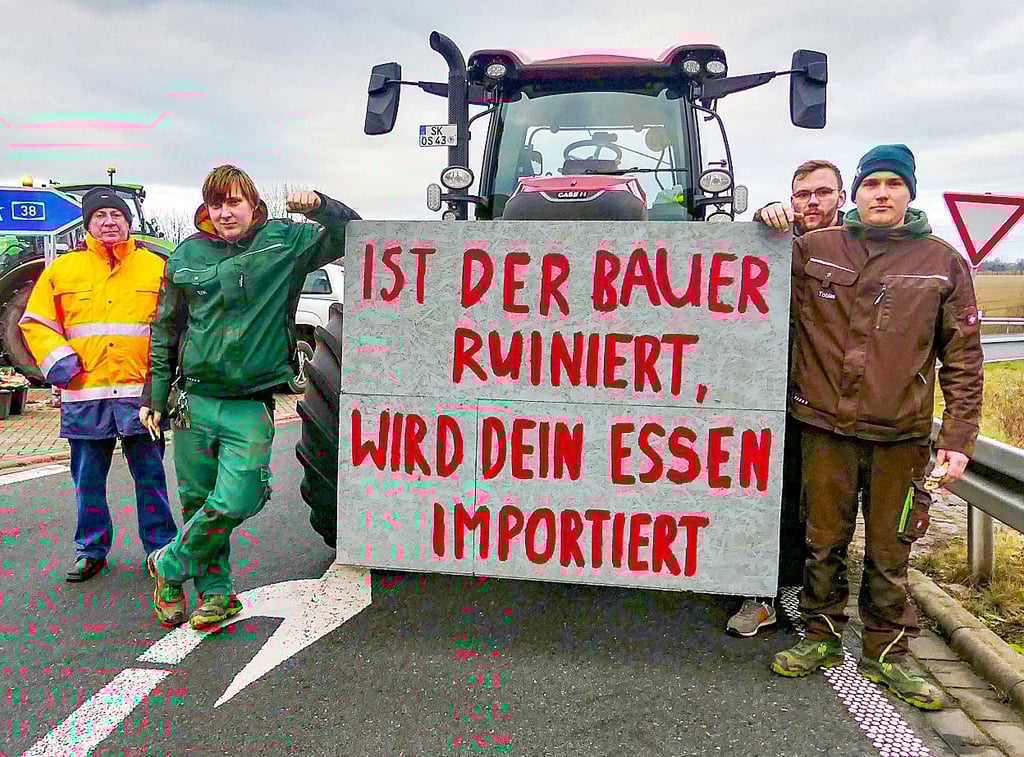 Ende Januar war an der Autobahnauffahrt Bad Lauchstädt kein Durchkommen.