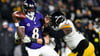 Lamar Jackson und die Baltimore Ravens waren eine Nummer zu groß für die Pittsburgh Steelers.