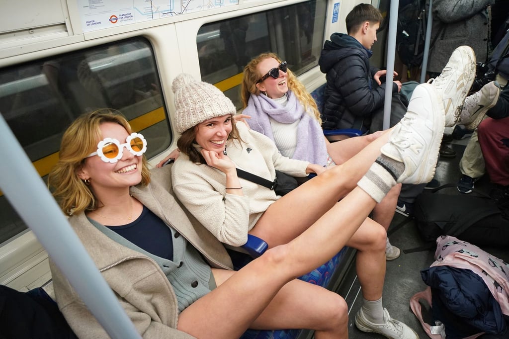 Die Aktion sorgte für viele heitere Gesichter in Londons U-Bahnen.