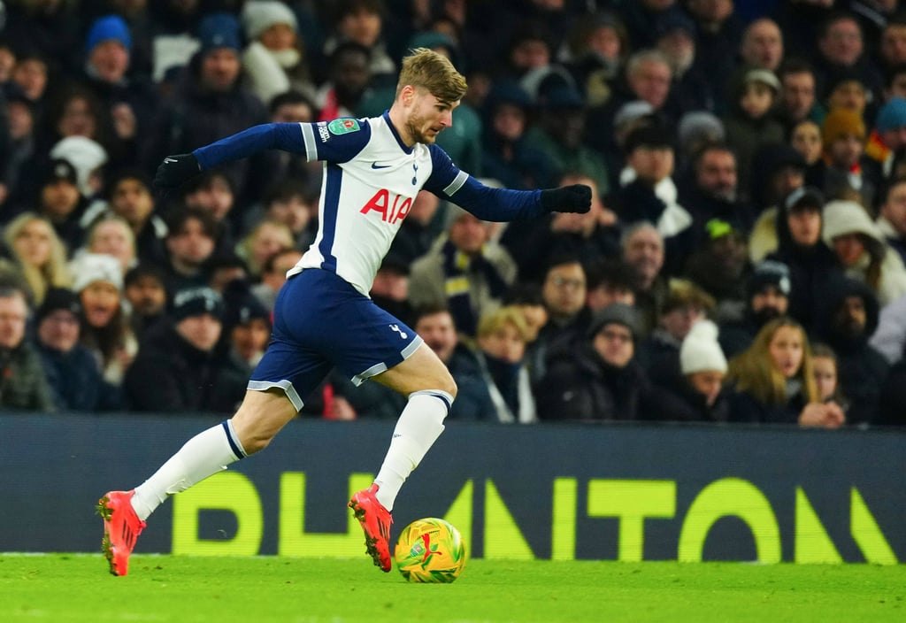 Timo Werner am Ball für Tottenham.