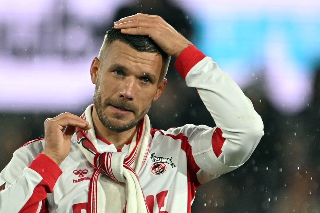 Lukas Podolski sorgte mit einem Foul für Aufsehen.