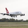 Die Elbe Flugzeugwerke erwarten einen gigantischen Airbus A380 der australischen Airline Qantas.