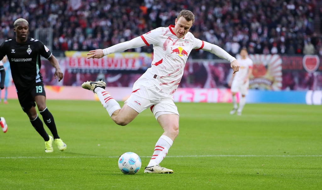 Lukas Klostermann im Spiel gegen den SV Werder Bremen.