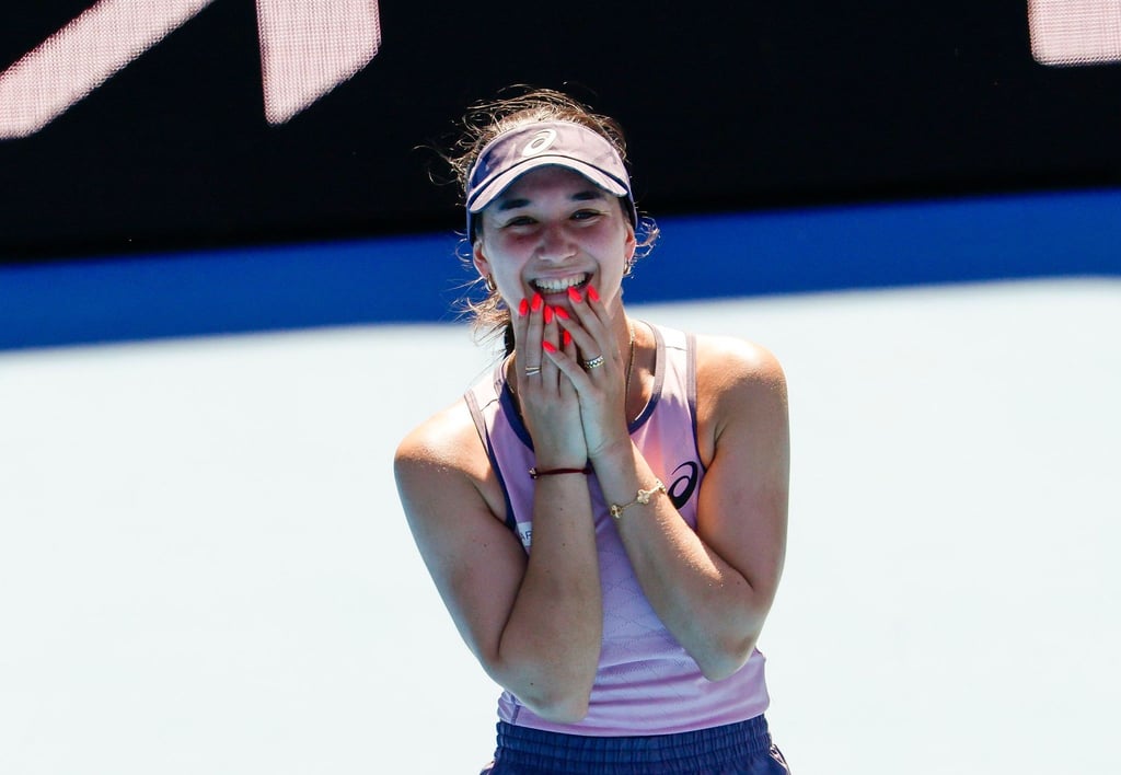 Kann Ihr Glück bei den Australian Open kaum fassen: Eva Lys.