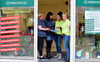 Ihr Büro haben Nadine Stiftel, Katrin Sibilski, Nancy Dorias und Kerstin Röder (von links) in der Halleschen Straße in Köthen. 