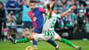 Ferran Torres (links) und der FC Barcelona setzten sich gegen Betis durch.