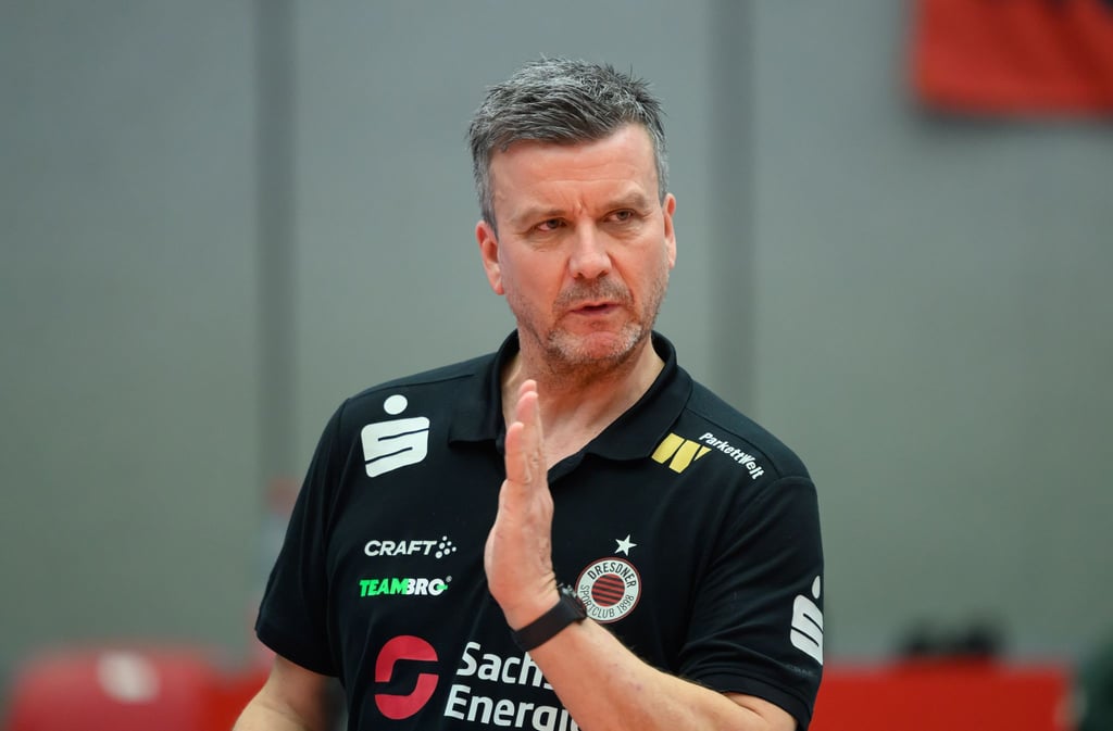 Dresdens Trainer Alexander Waibl.