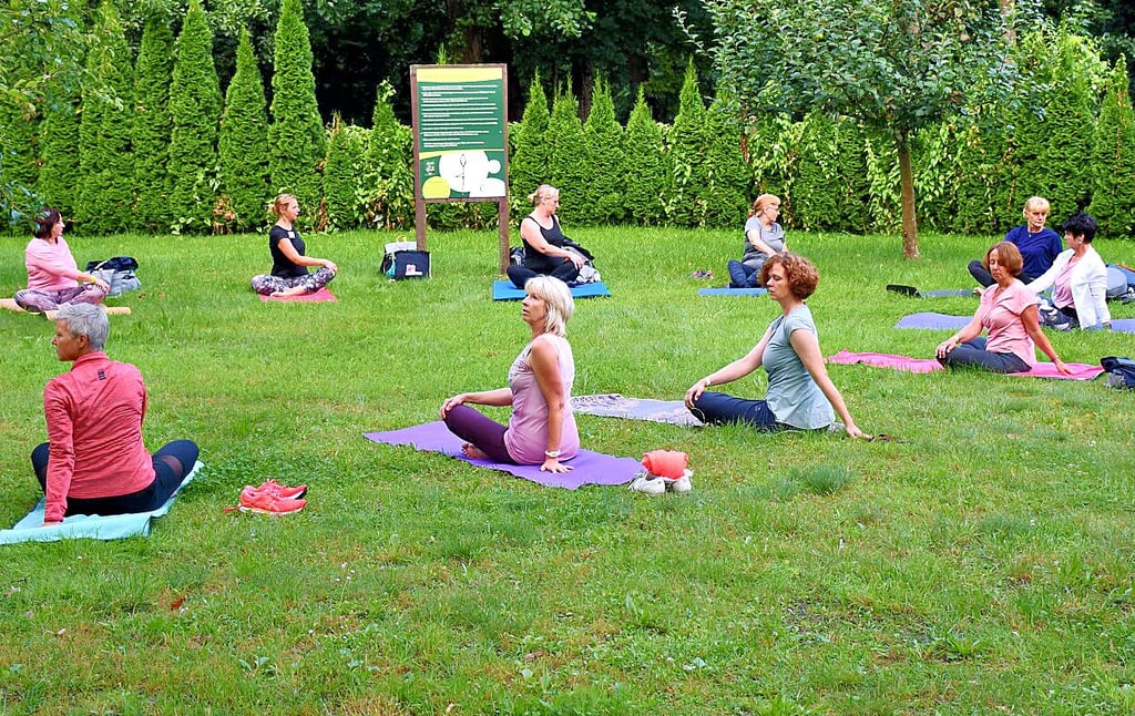 Das idyllische Nagel-Areal wird für den Yoga-Tag genutzt.