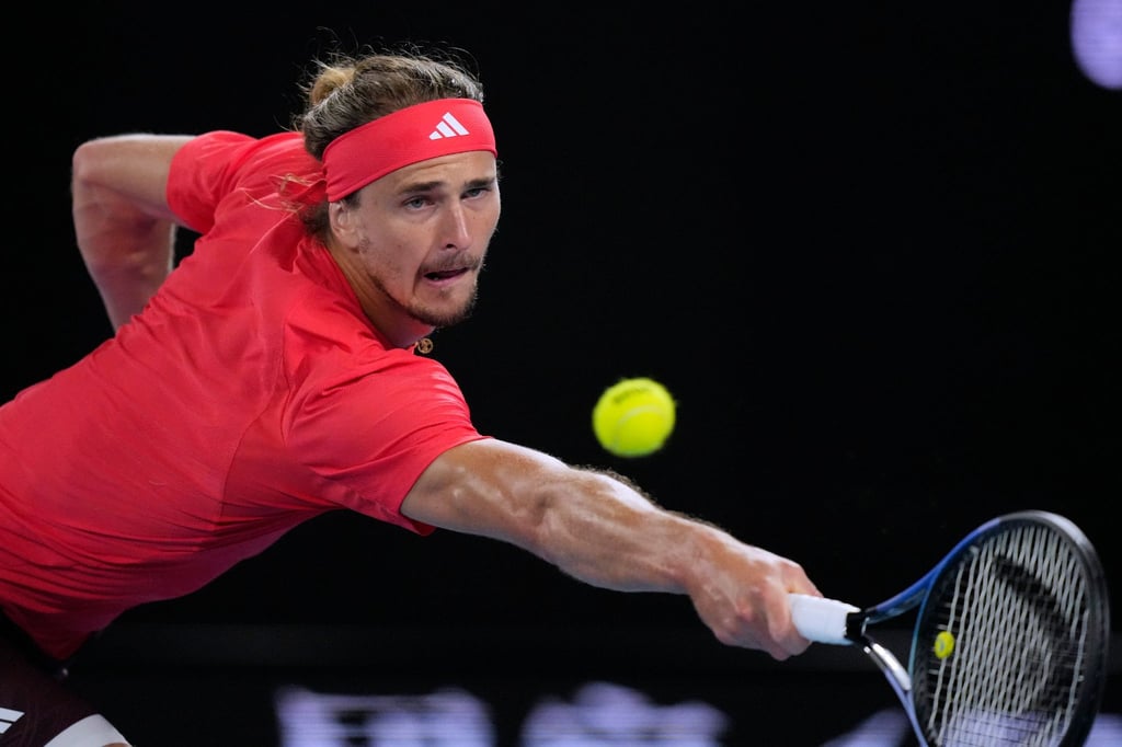 Mit vollem Fokus in die dritte Runde der Australian Open: Alexander Zverev.