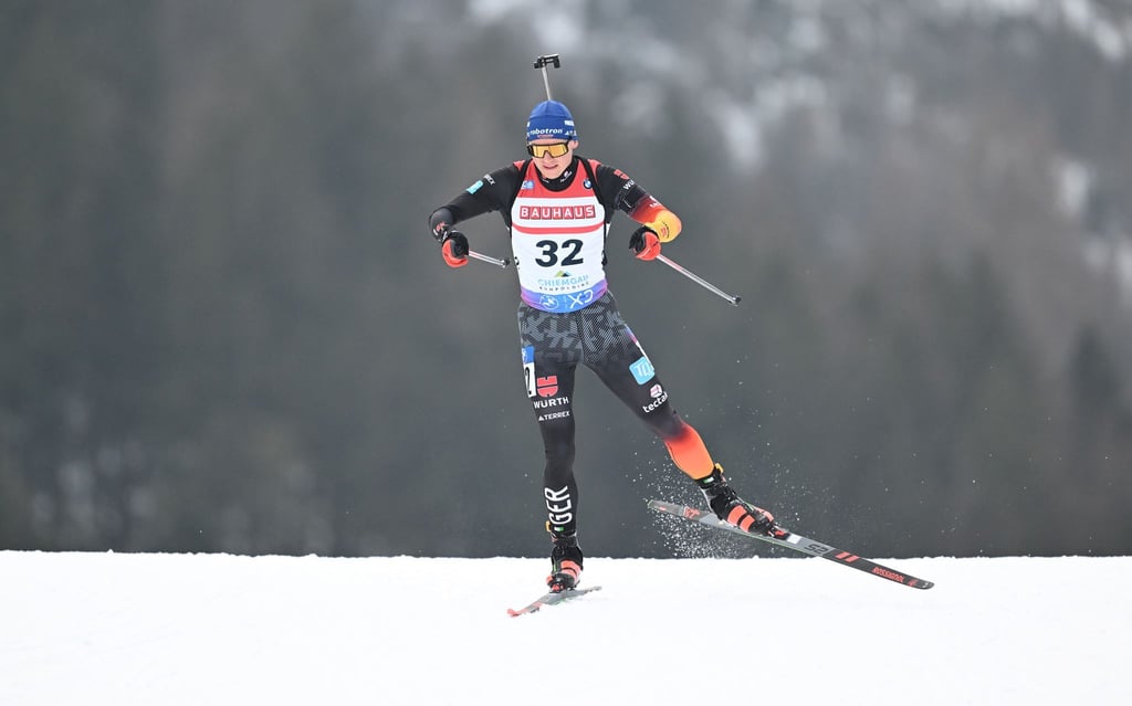 Justus Strelow wird im Einzel in Ruhpolding bester Deutscher.