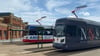 Der Hauptbahnhof ist ein wichtiger Knotenpunkt für die Halberstädter Straßenbahnen. 