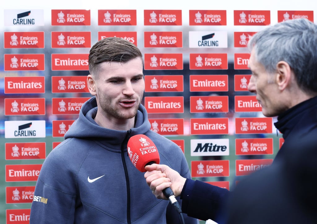 Timo Werner vor dem letzten Spiel im FA Cup gegen Tamworth.