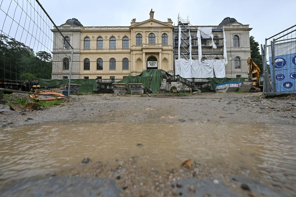 Das Lindenau-Museum in Altenburg wird auch in den kommenden Jahren eine Baustelle sein. (Archivbild)